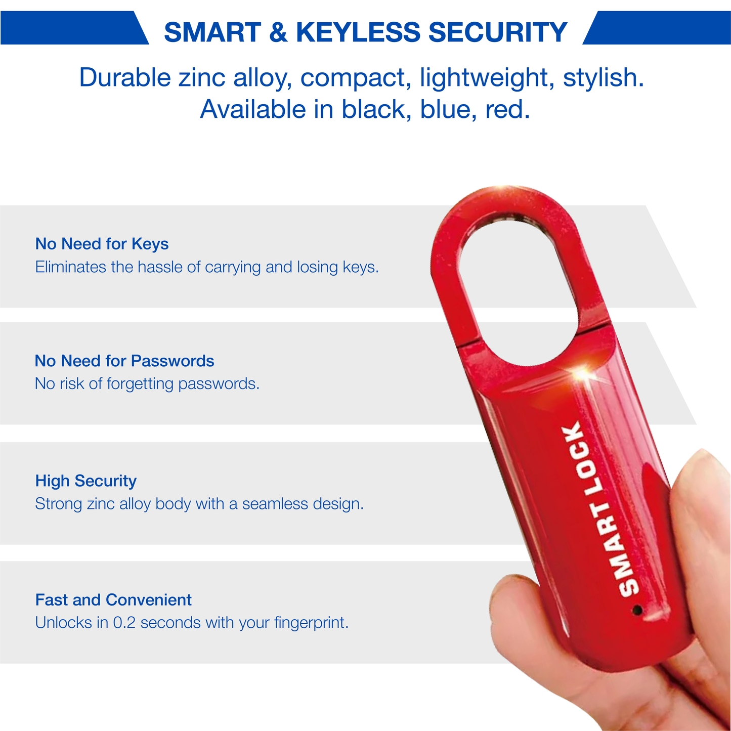 SERRURE À EMPREINTE DIGITALE NEXOLOCK™