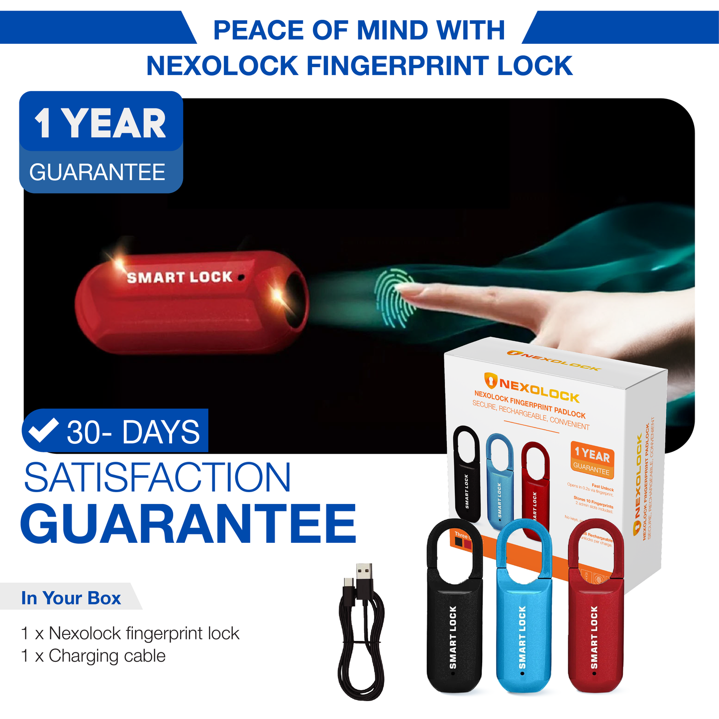 SERRURE À EMPREINTE DIGITALE NEXOLOCK™