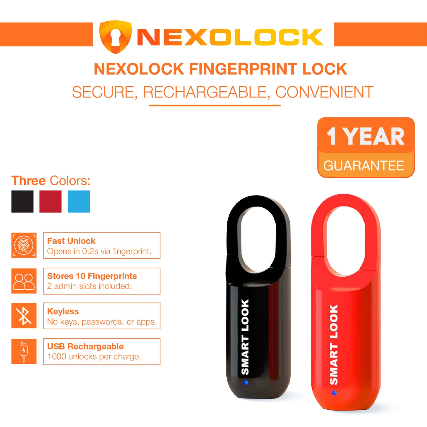 NEXOLOCK™ FINGERPRINT LOCK