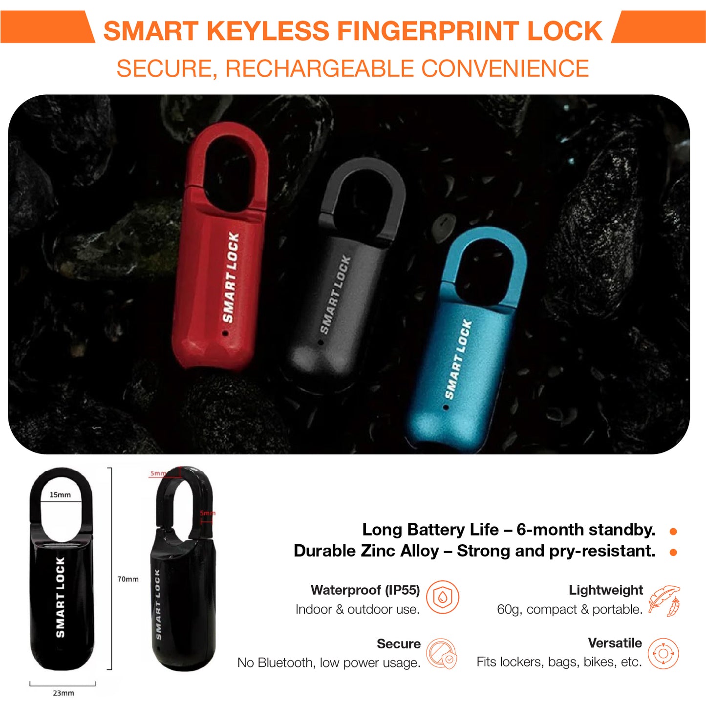 NEXOLOCK™ FINGERPRINT LOCK