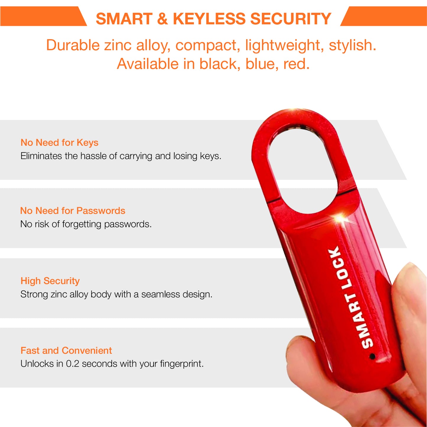 NEXOLOCK™ FINGERPRINT LOCK